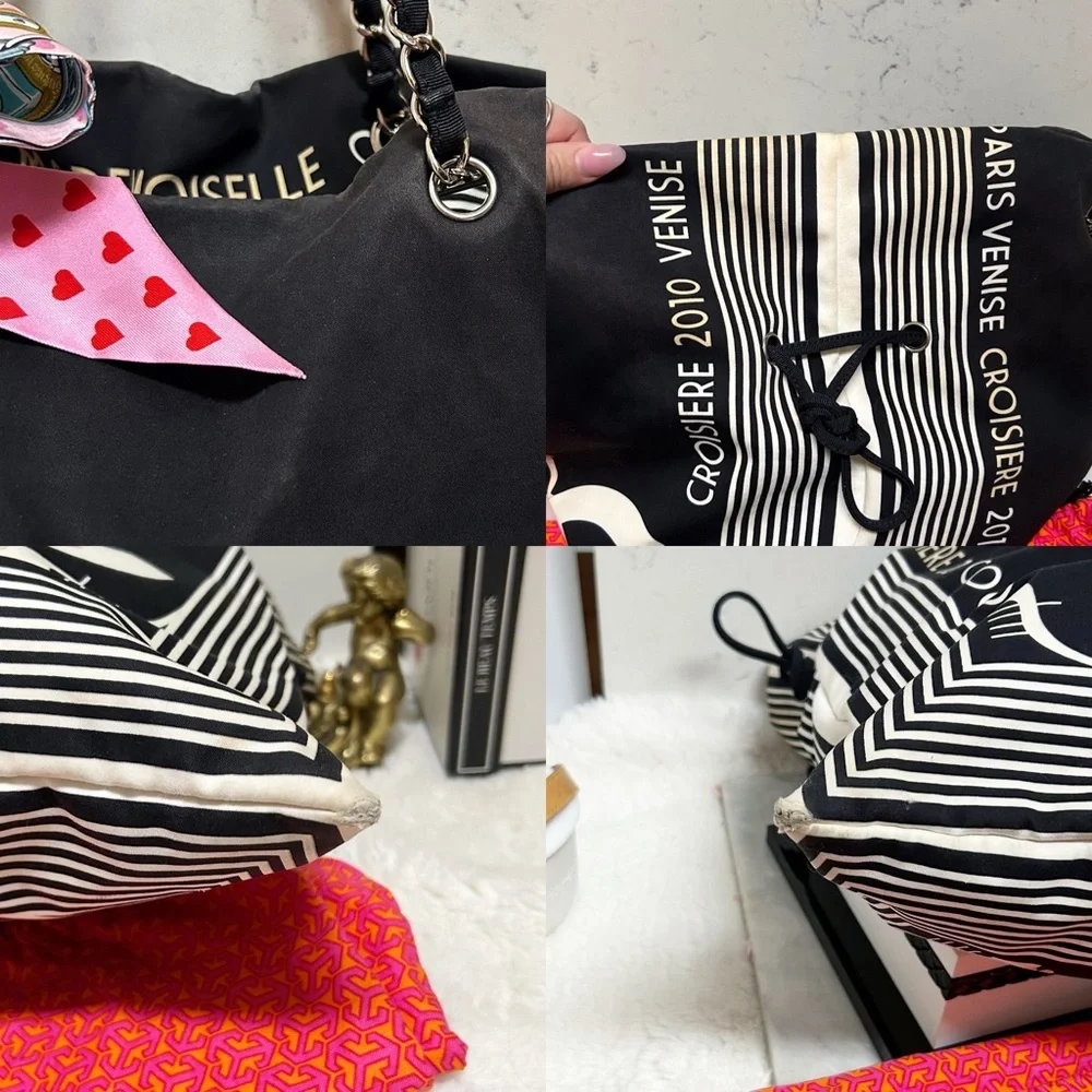 Authentic Chanel Limited Edition Cruise 10’ Paris-Venice Cruise Bon Bon Tote Bag